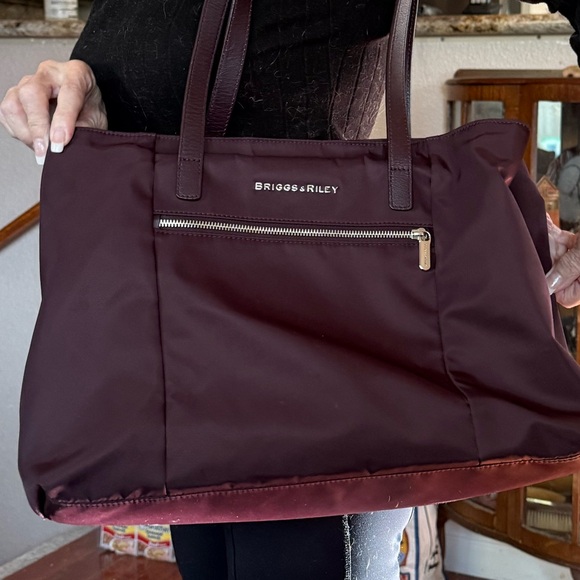 ❤️ BRIGGS & RILEY PLUM RHAPSODY ESSENTIAL TOTE - Picture 5 of 16